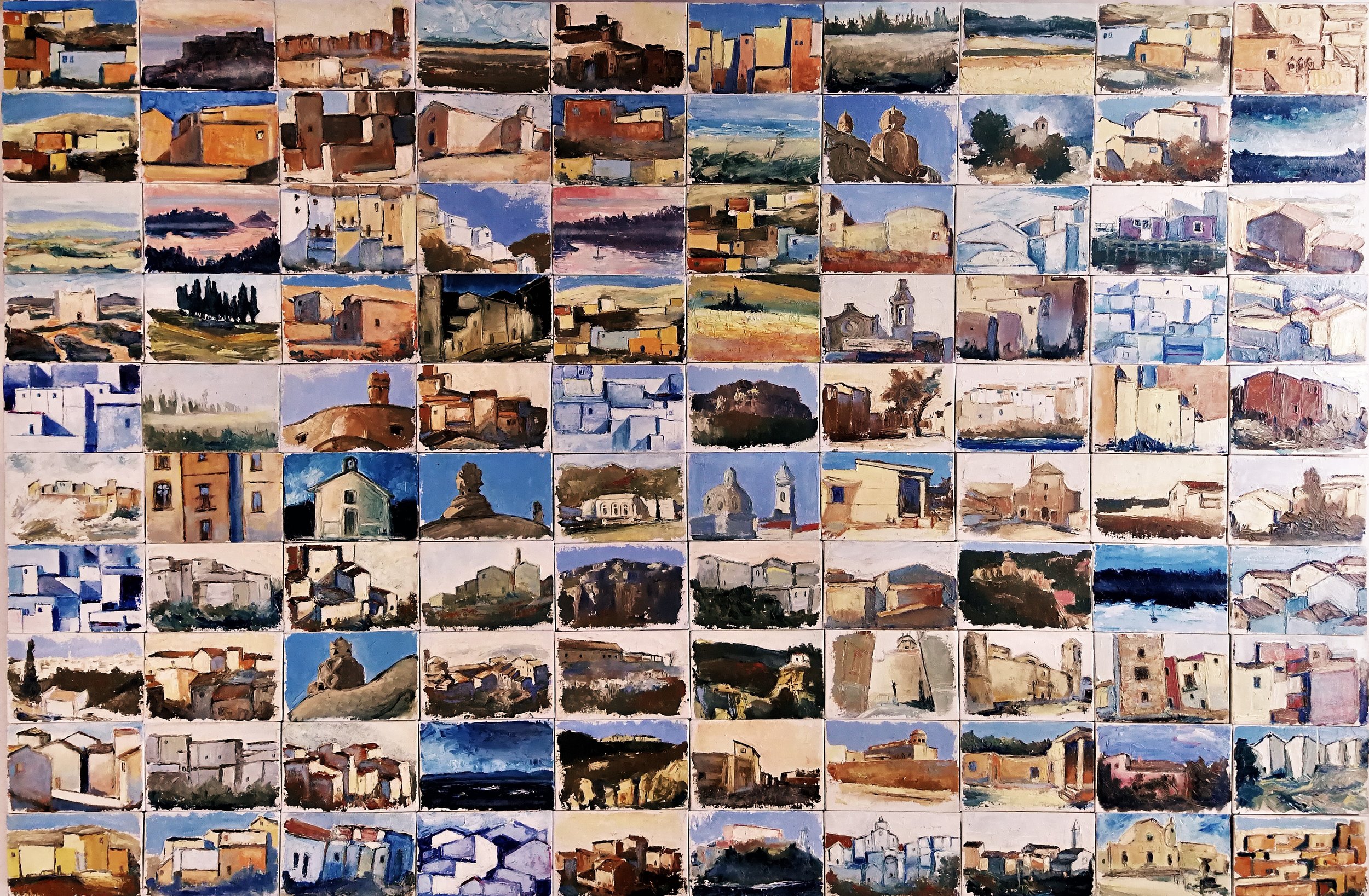 "100 pobles i paisatges del mon" (100 villaggi e paesaggi del mondo - 100 villages and landscapes of the world)