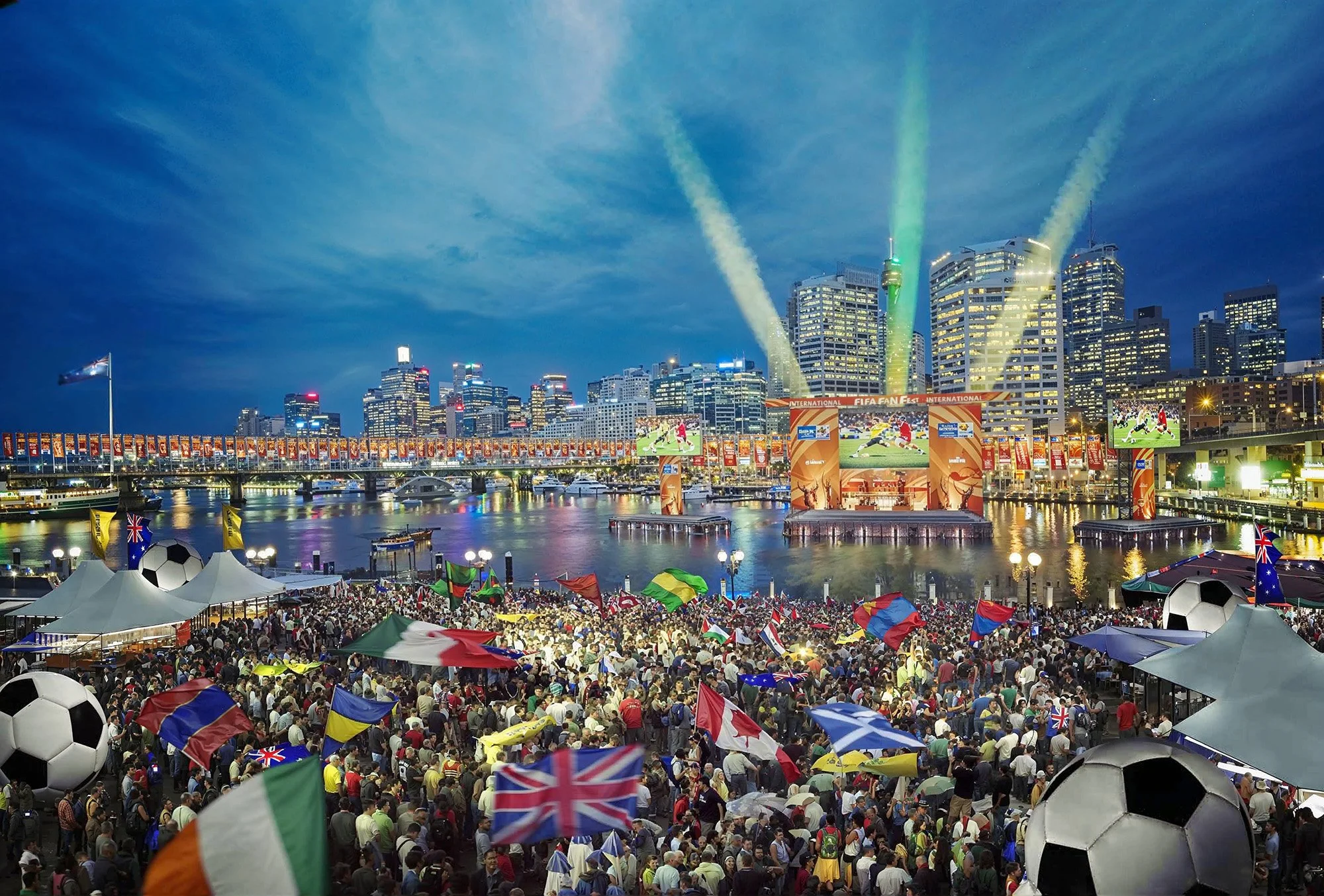 Desination NSW // Darling Harbour Soccer Event