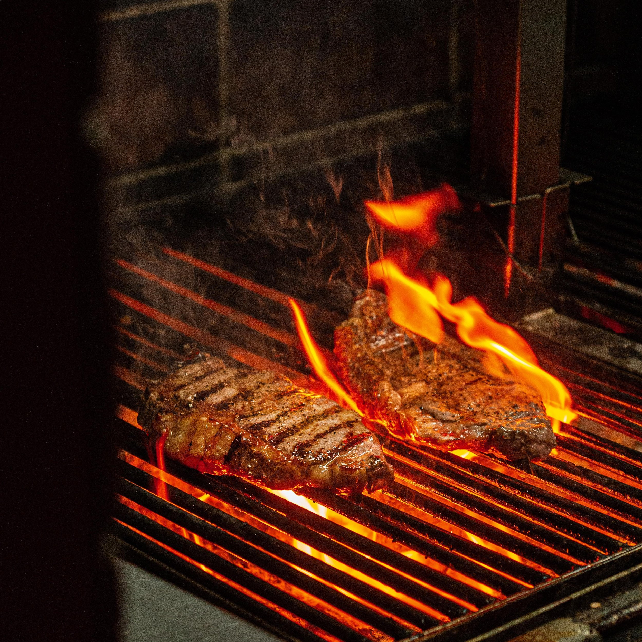 Let&rsquo;s keep things simple&hellip;

High quality steak, locally sourced &amp; cooked over an open fire

The flames are lit, the tables are set and the doors are OPEN! 

Join us in our #rekindling, available to book now 🥩