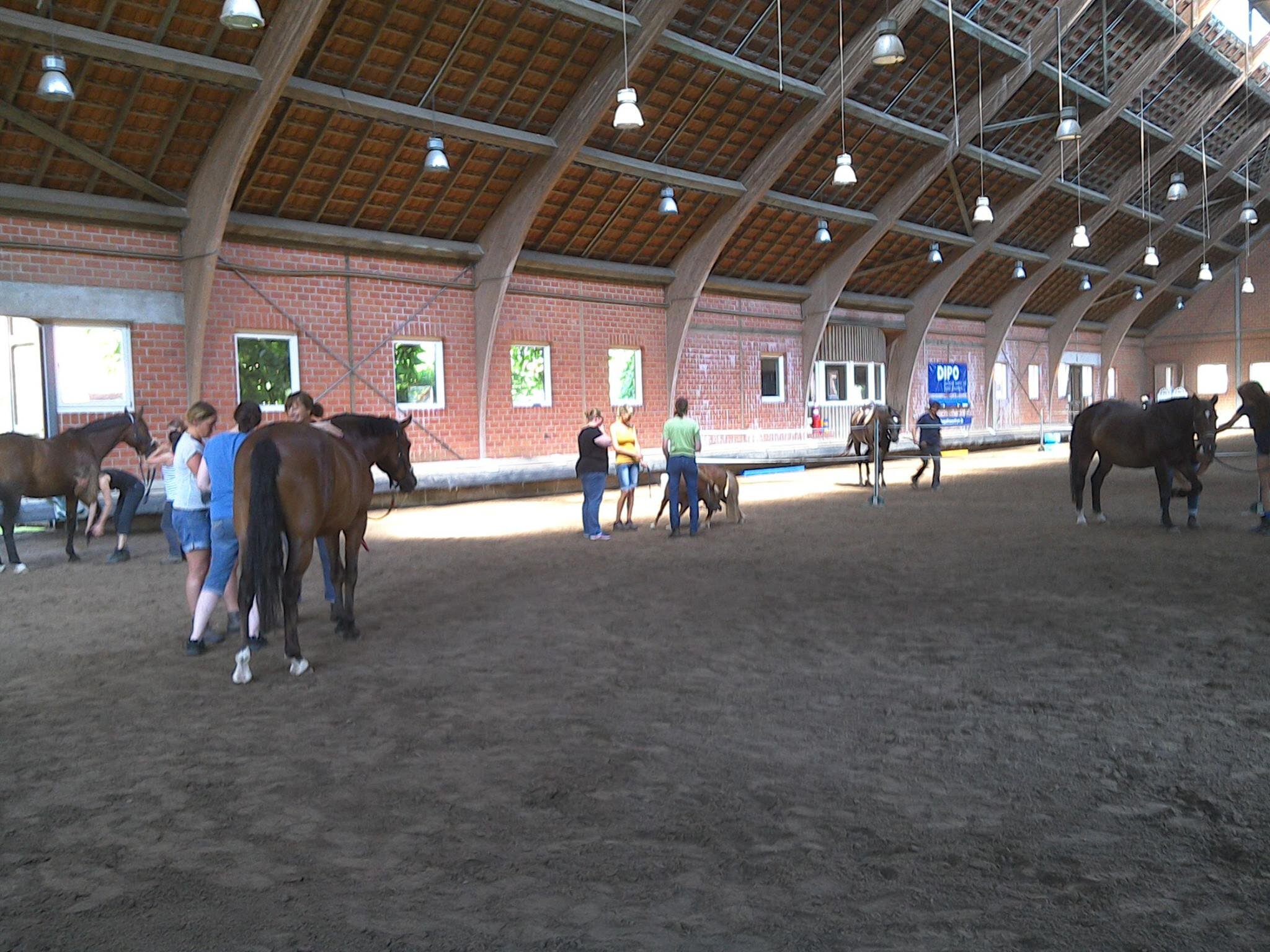 Participating in a Manuel Therapy class. Germany 2017