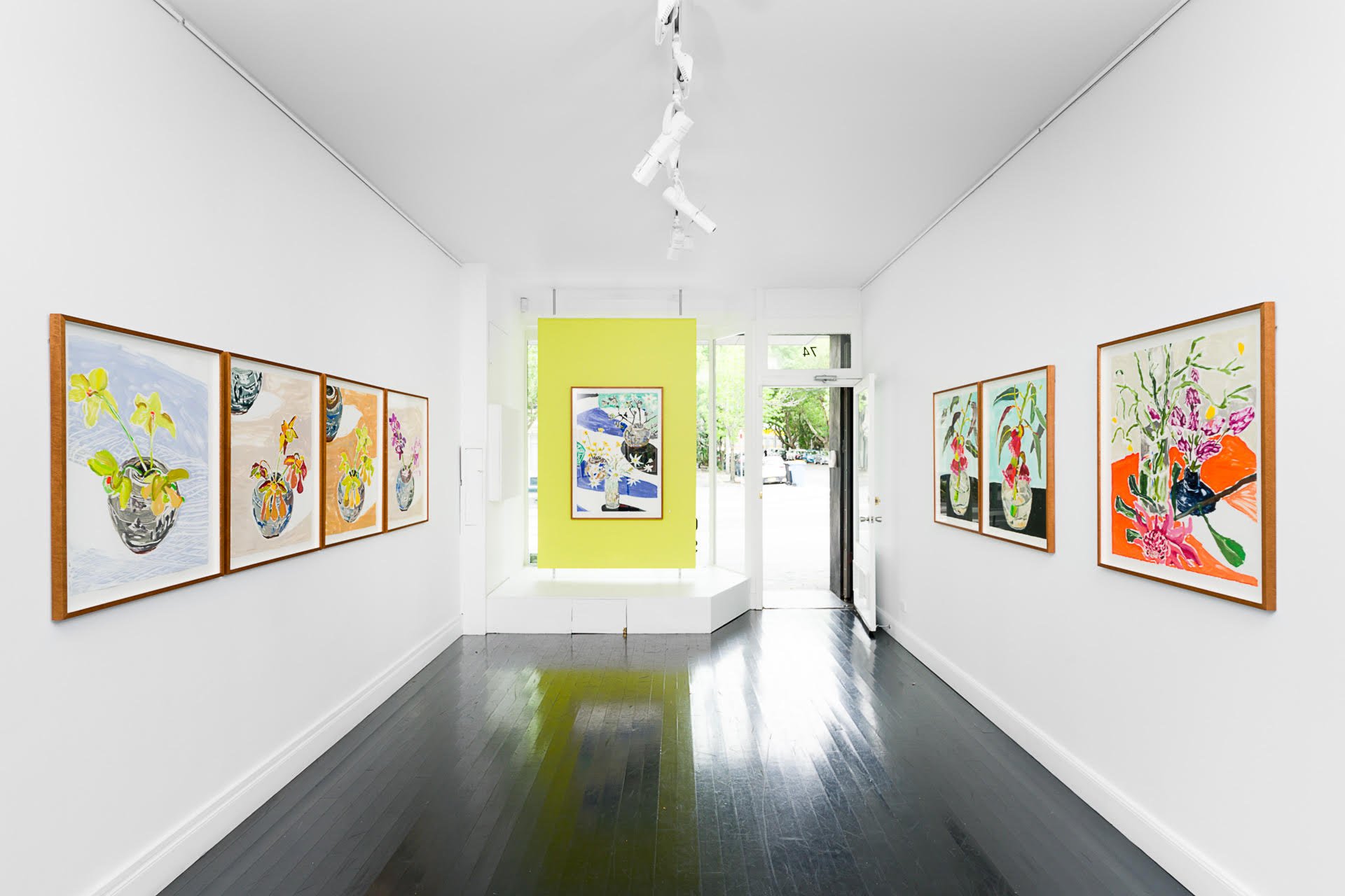 Monotypes installation view