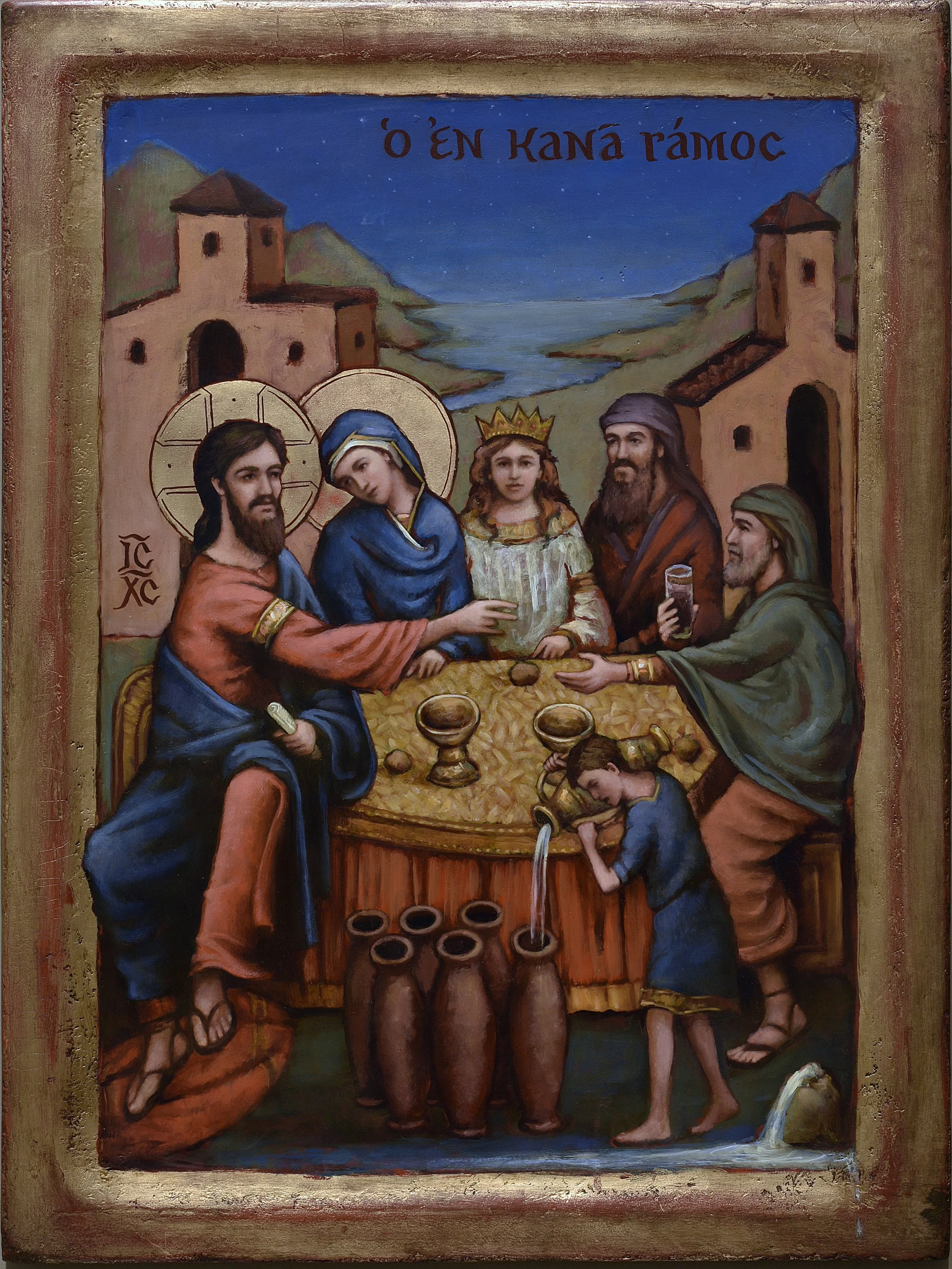 Contemporary Christian Art - The Wedding at Cana by Joshua Adam Risner Sacred Art
