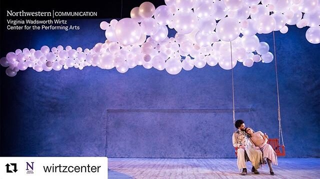 #Repost @wirtzcenter with @get_repost
・・・
Ever find your head in the clouds like the characters in THE CHERRY ORCHARD (Winter, &lsquo;19)? To construct these fanciful clouds, each individual balloon had at least one LED puck light taped to it, which 