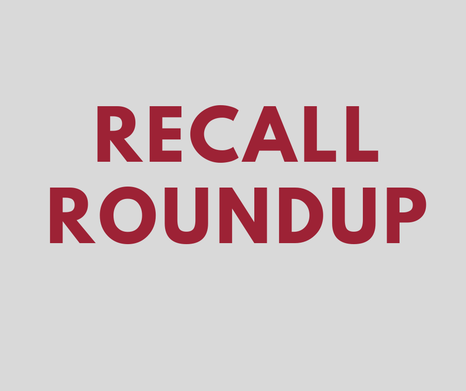 Recall Roundup Feb 9: Helmets, fiber, baby carriers and more.