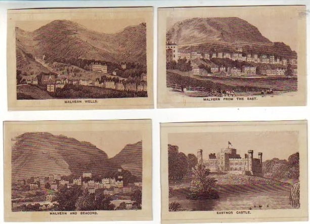 HS 4051 - 4 photographic images printed on surfaced paper of Malvern c 1860