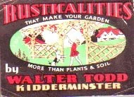 HS 4053 - Label from Walter Todd garden centre, Kidderminster