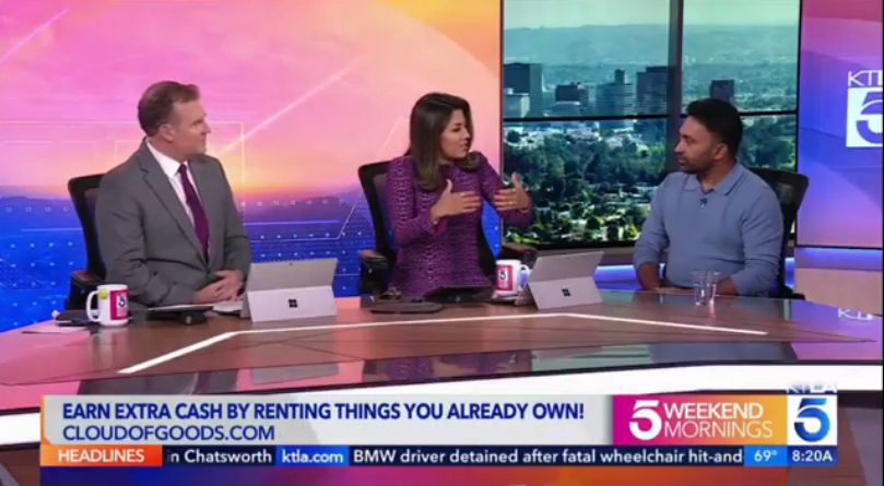 Cloud of Goods on KTLA