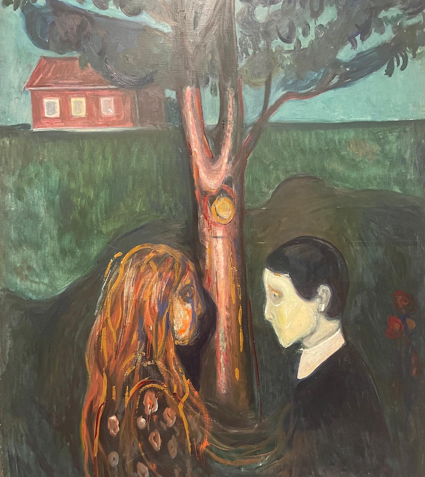 Edvard Munch returned to Berlin for an exhibition at the Berlinische Galerie.
That's when I learned that he had lived here for some time, and that after some excesses he had decided to move back to Norway.. Seems to be a Berlin tradition.. :)

#allyo