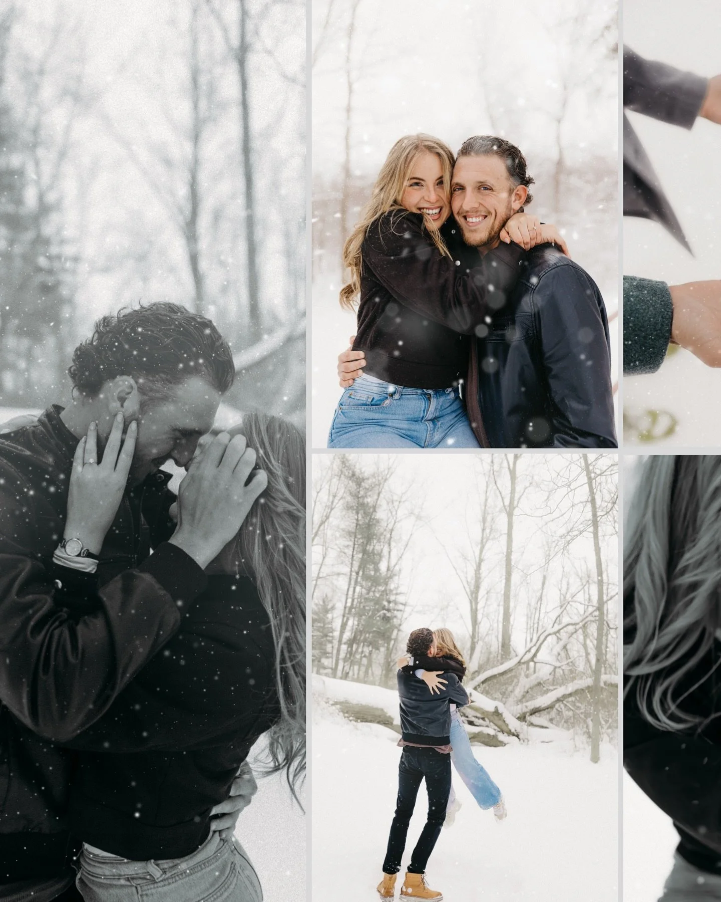 If you need me today, I'll be off playing in the snow with these two... on their WEDDING day🥹🤍❄️