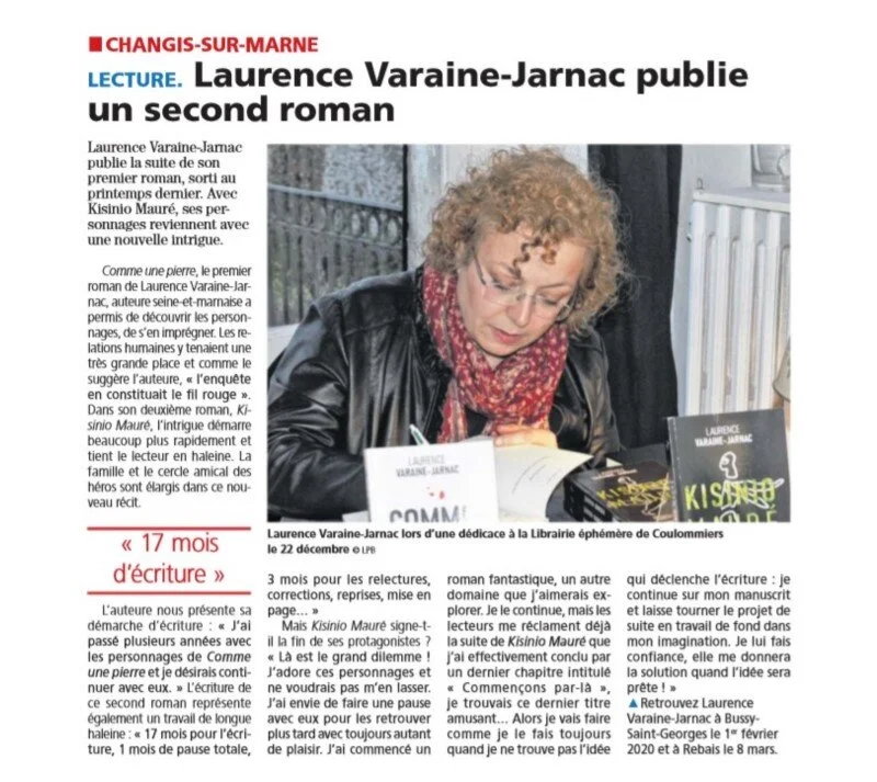 UN ARTICLE DE PRESSE POUR NOËL !