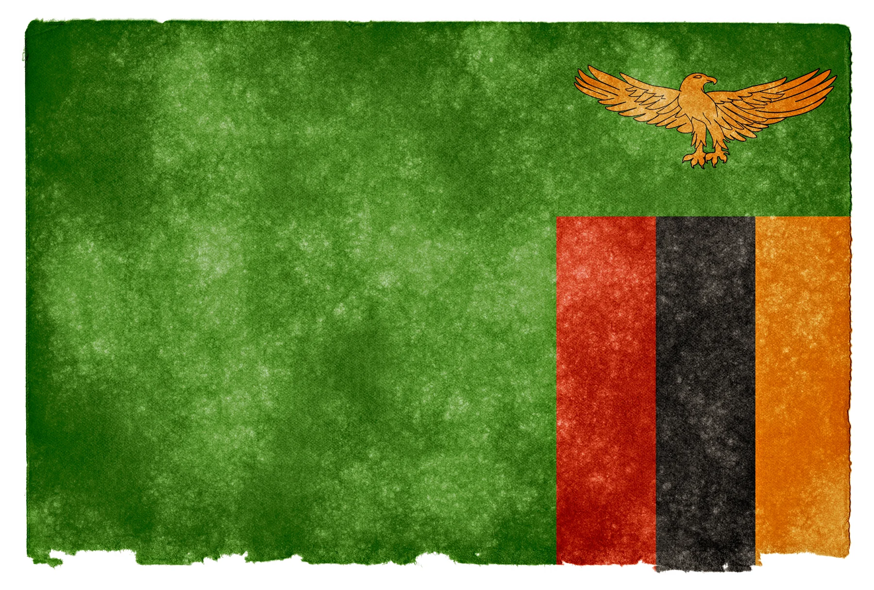 Zambia grunge flag | Nicolas Raymond | flickr
