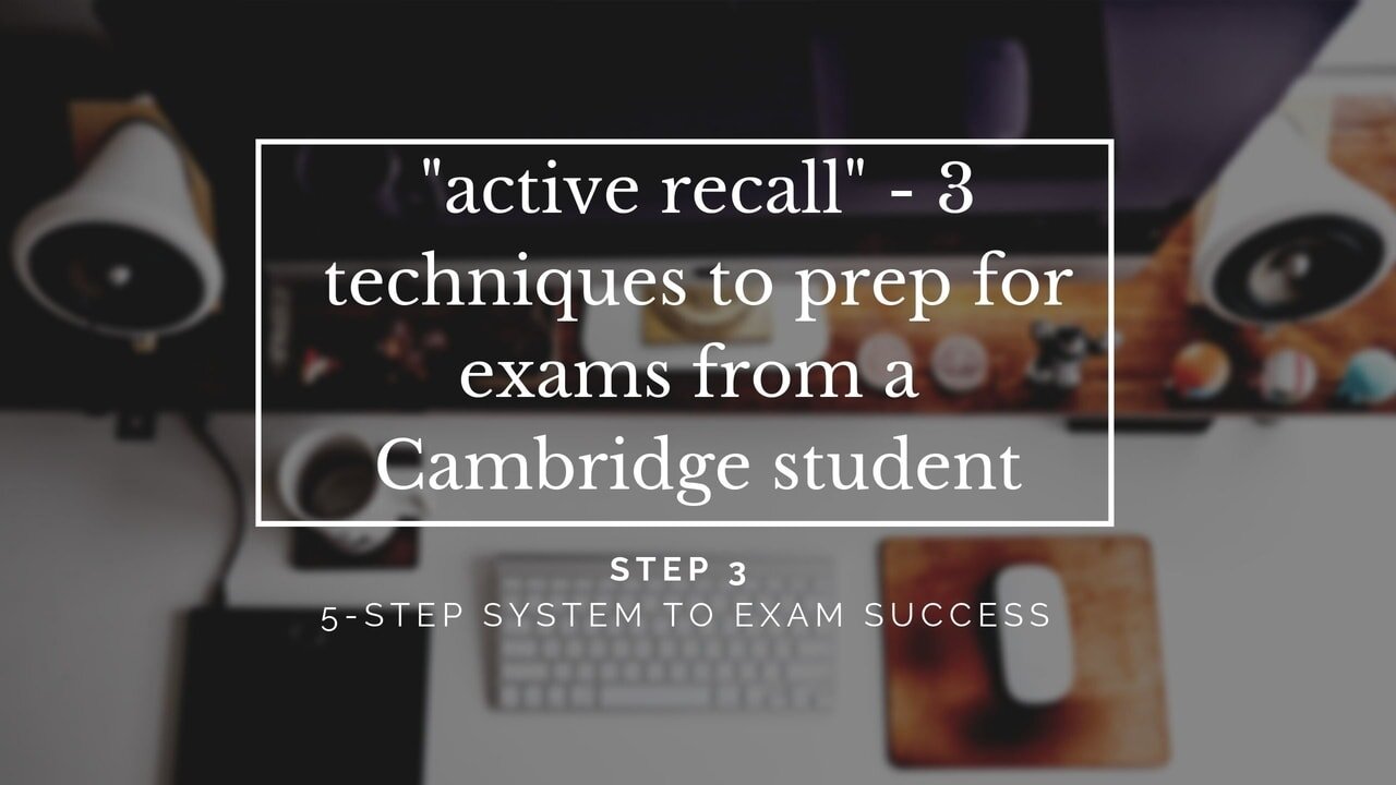 Active Recall – 3 Techniques To Prepare for Exams