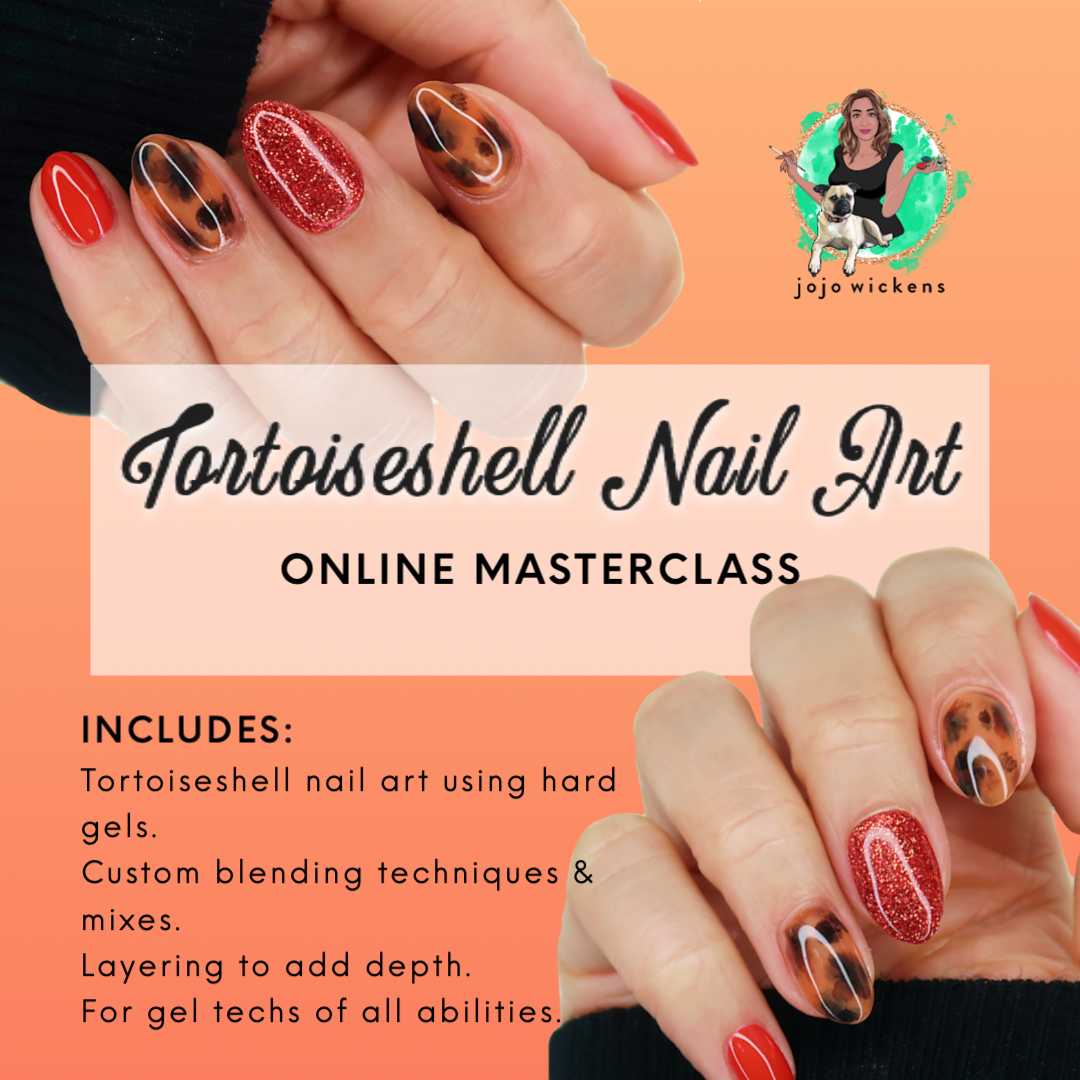 Tortoiseshell Nail Art Online Masterclass Jojo Wickens