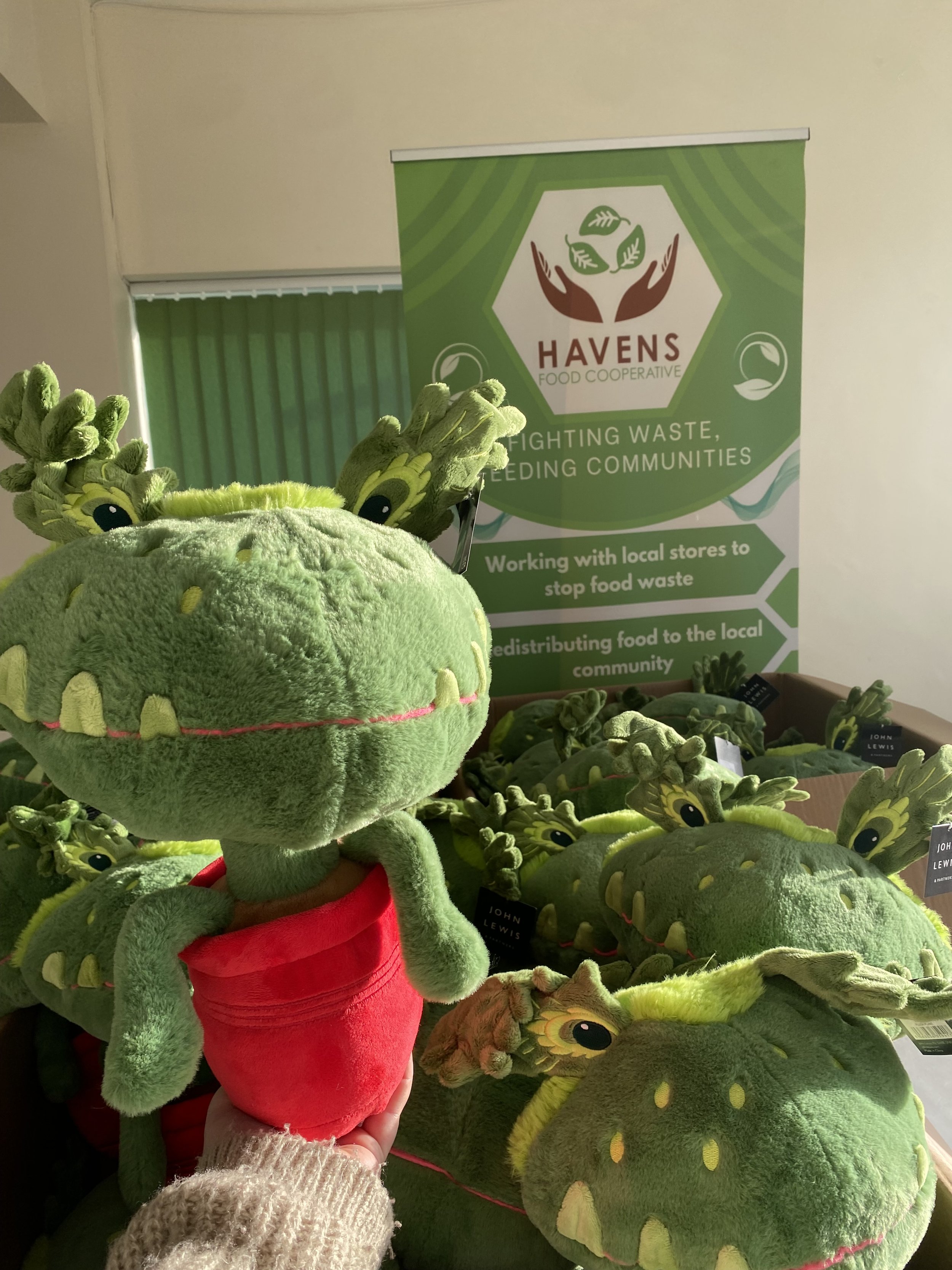 Waitrose in Lewes donated teddies for Havens Community Hubs Toy drive-2023- redistributed by the Havens Food Cooperative Project to support local families.jpg