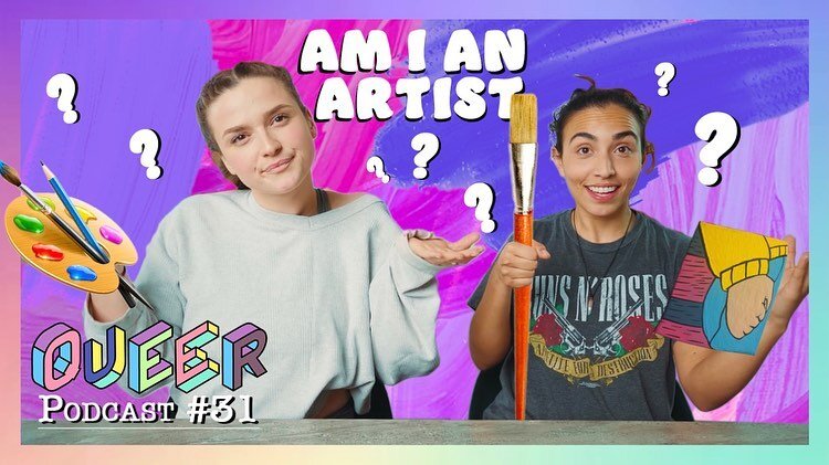 🎨New podcast out now 🖌
Society (including ourselves) often gatekeeps the term &quot;artist&quot;, making us feel like we don't belong. So, what actually gives you the right to call yourself an artist? This week Emily and Karbon get a little silly a