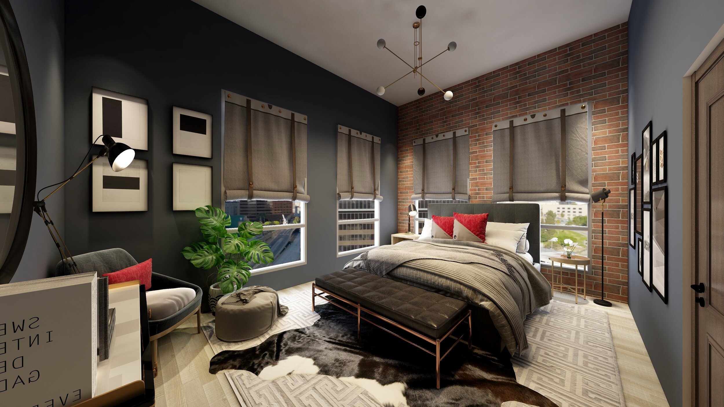 Bedroom Interior Design - Contemporary & Calm Style | Hommés Studio