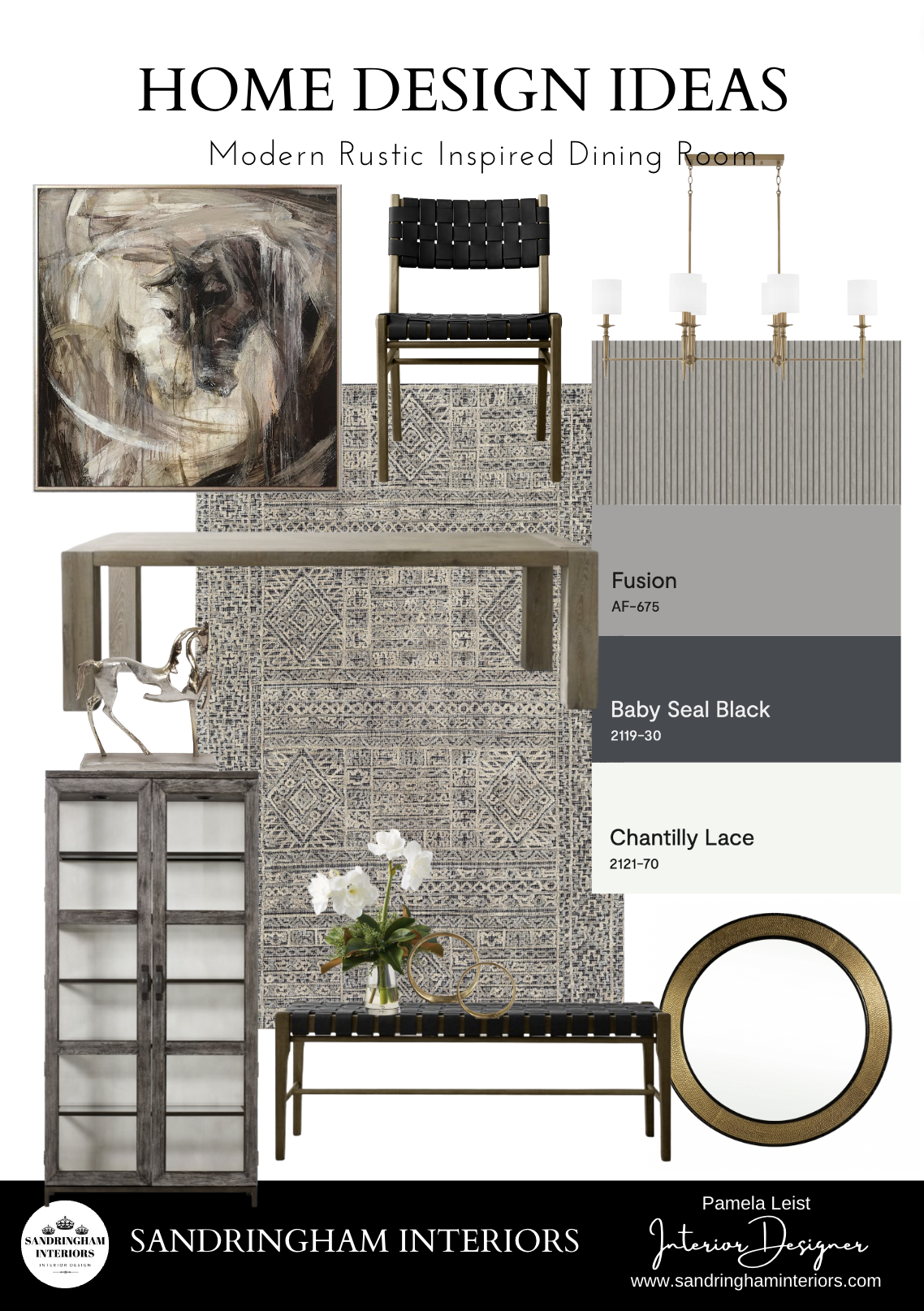 Interior Design Concept Board