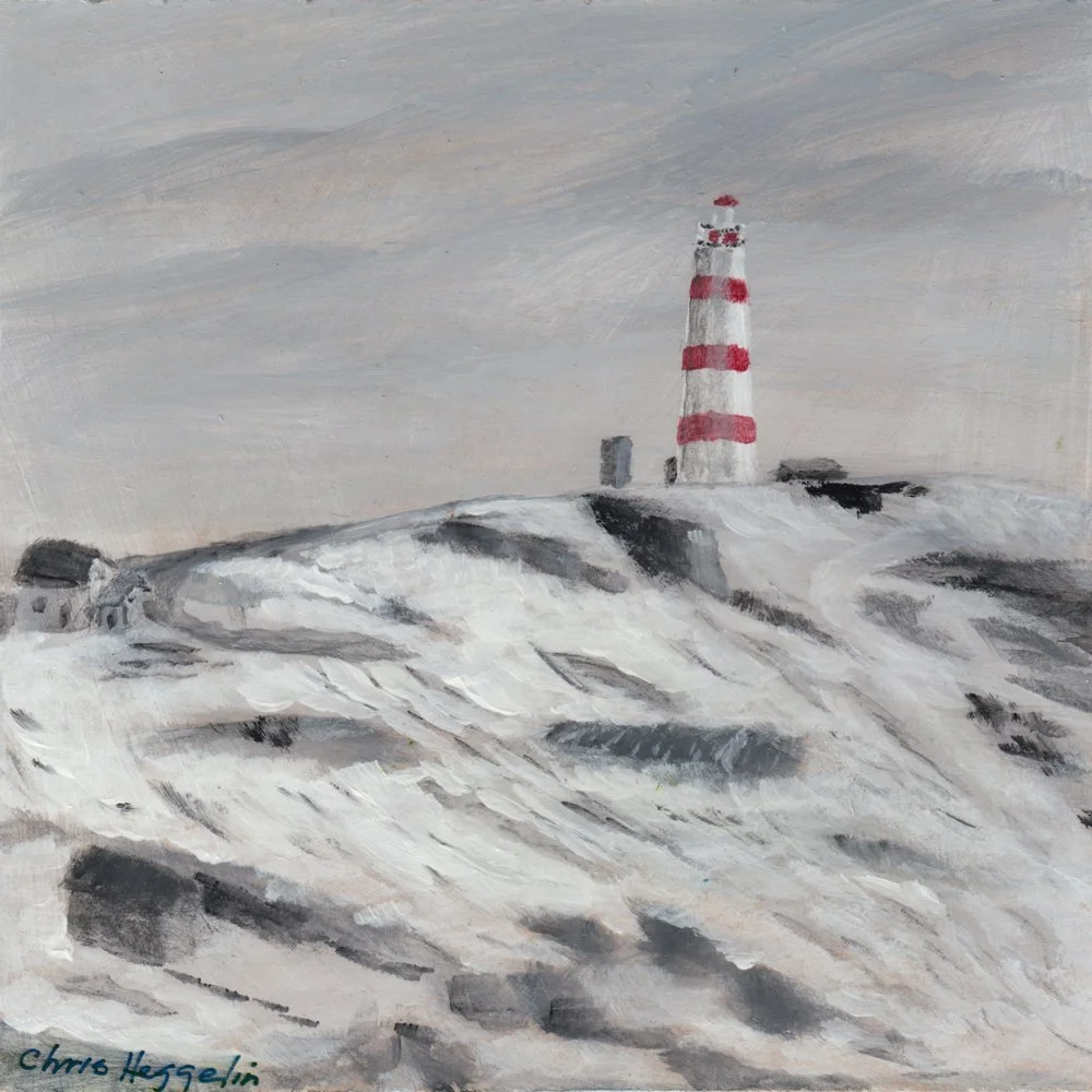 1103. "Sambro Island Lighthouse in Winter"	Christine Heggelin