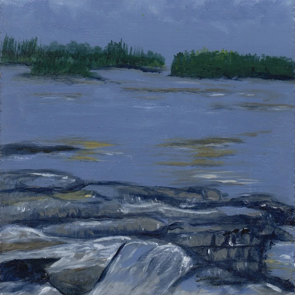 406. "Blue Rocks Shoreline" Salena Richard