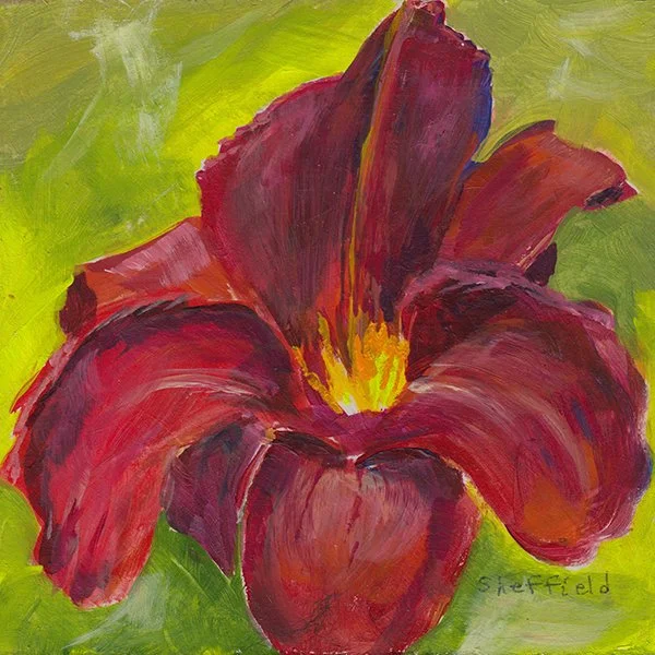 288 - "Red Lily" - Sara Sheffield