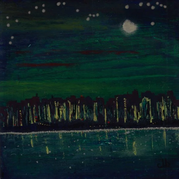 578 - "The City in Lights" - Christine Lucie Belliveau