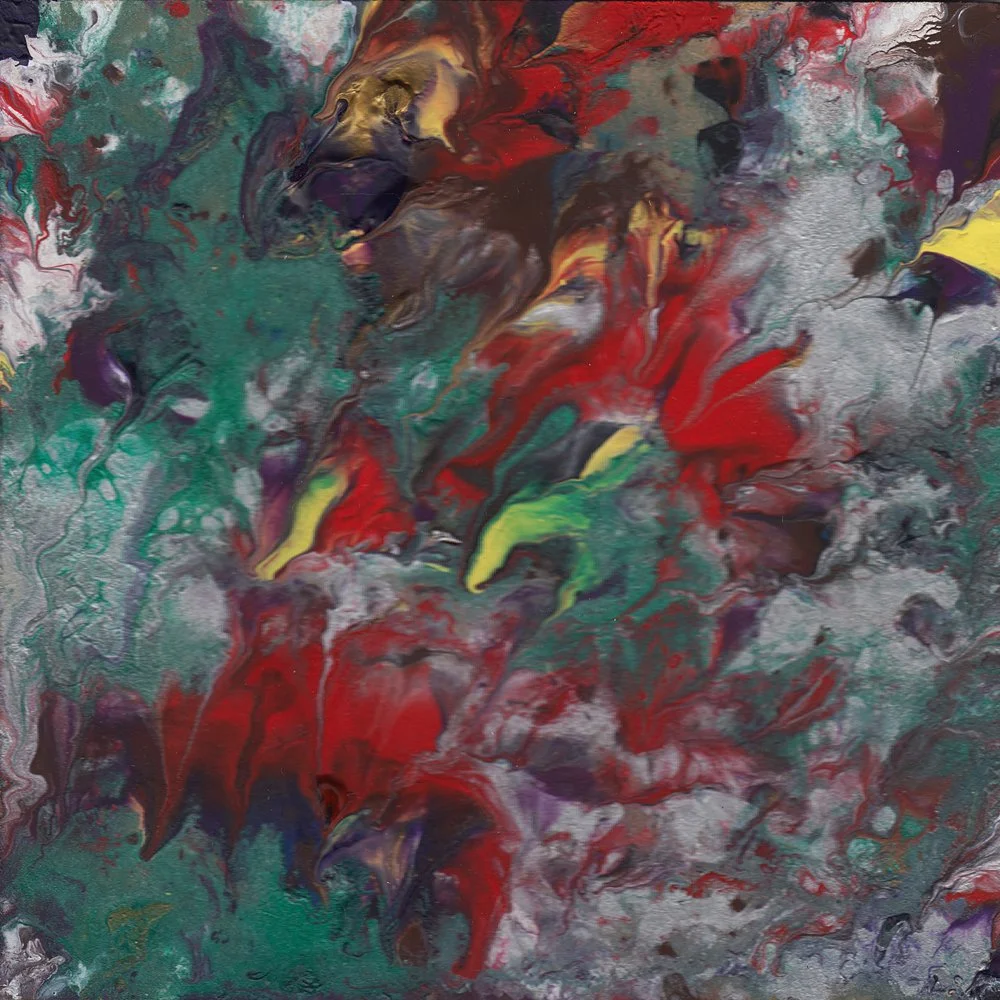 674. "Metallic Flames" Diane E. Comeau