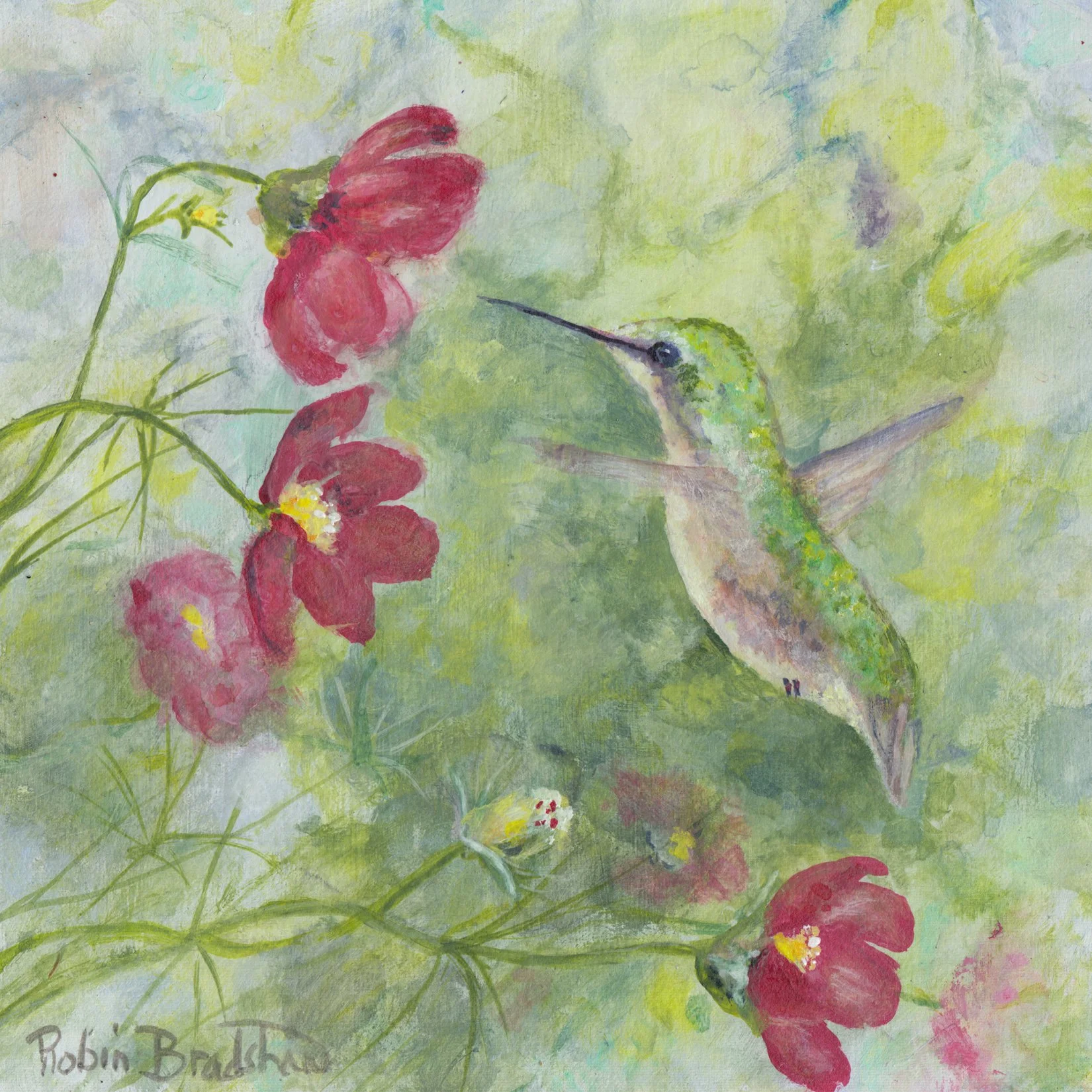78. "Grateful for Nature - Hummer & Cosmos" Robin Bradshaw