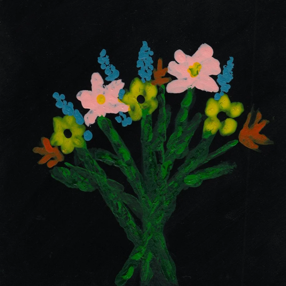 801. "Vibrant Flowers in the Darkness" Sarah Hilborn