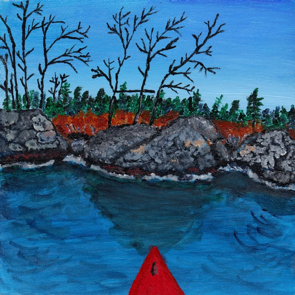 818. "Molega Lake, near Long Cove" Louise Riedel