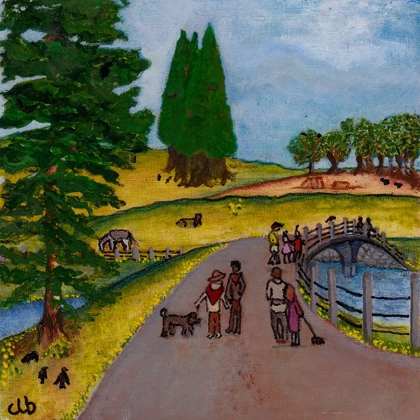 580 - "After Supper Walk in Rural N.S." - Christine Lucie Belliveau