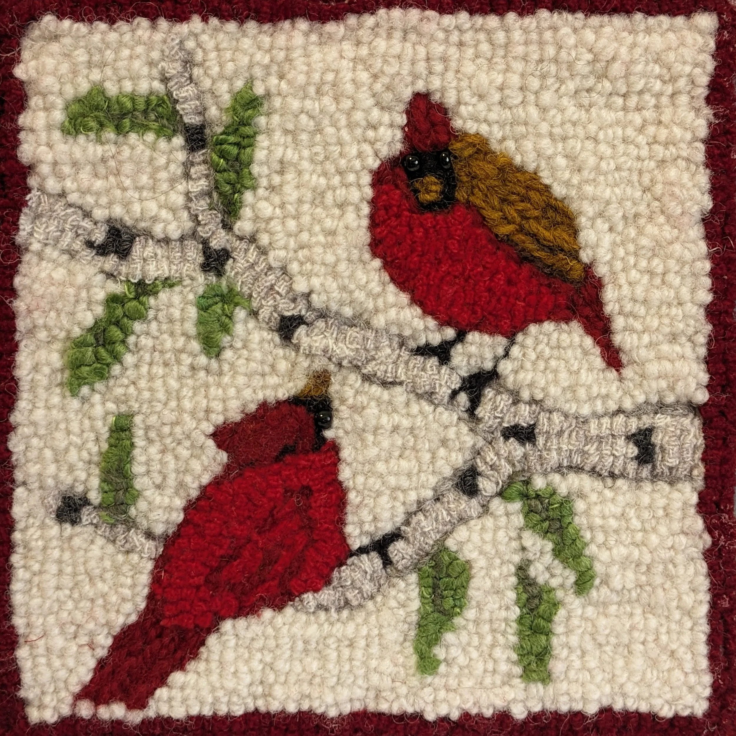 484. "2 Cardinals" Mary Lou Carmichael