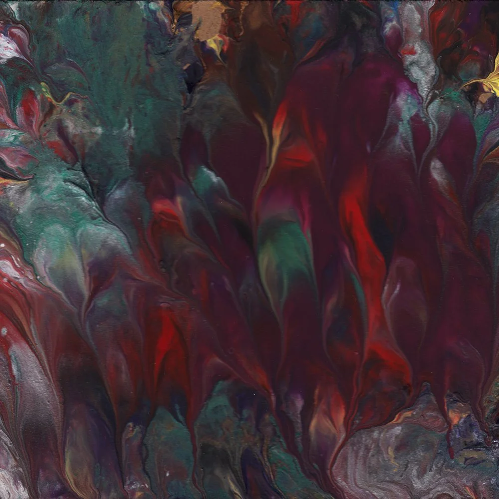 673. "Red Flames" Diane E. Comeau