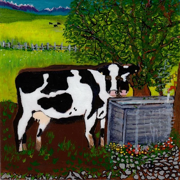 581 - "Cows Treated with Kindness" - Christine Lucie Belliveau