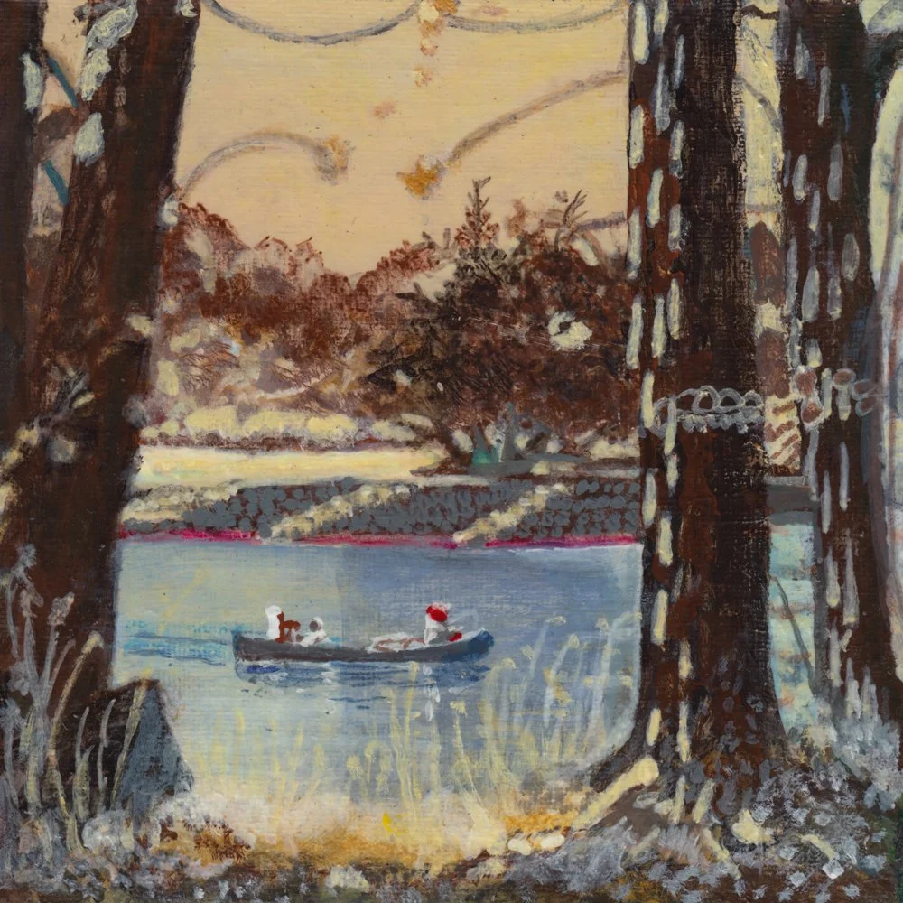 579. "Early Winter Morning on The Gorge in Victoria, BC (2004)" Rose Belliveau