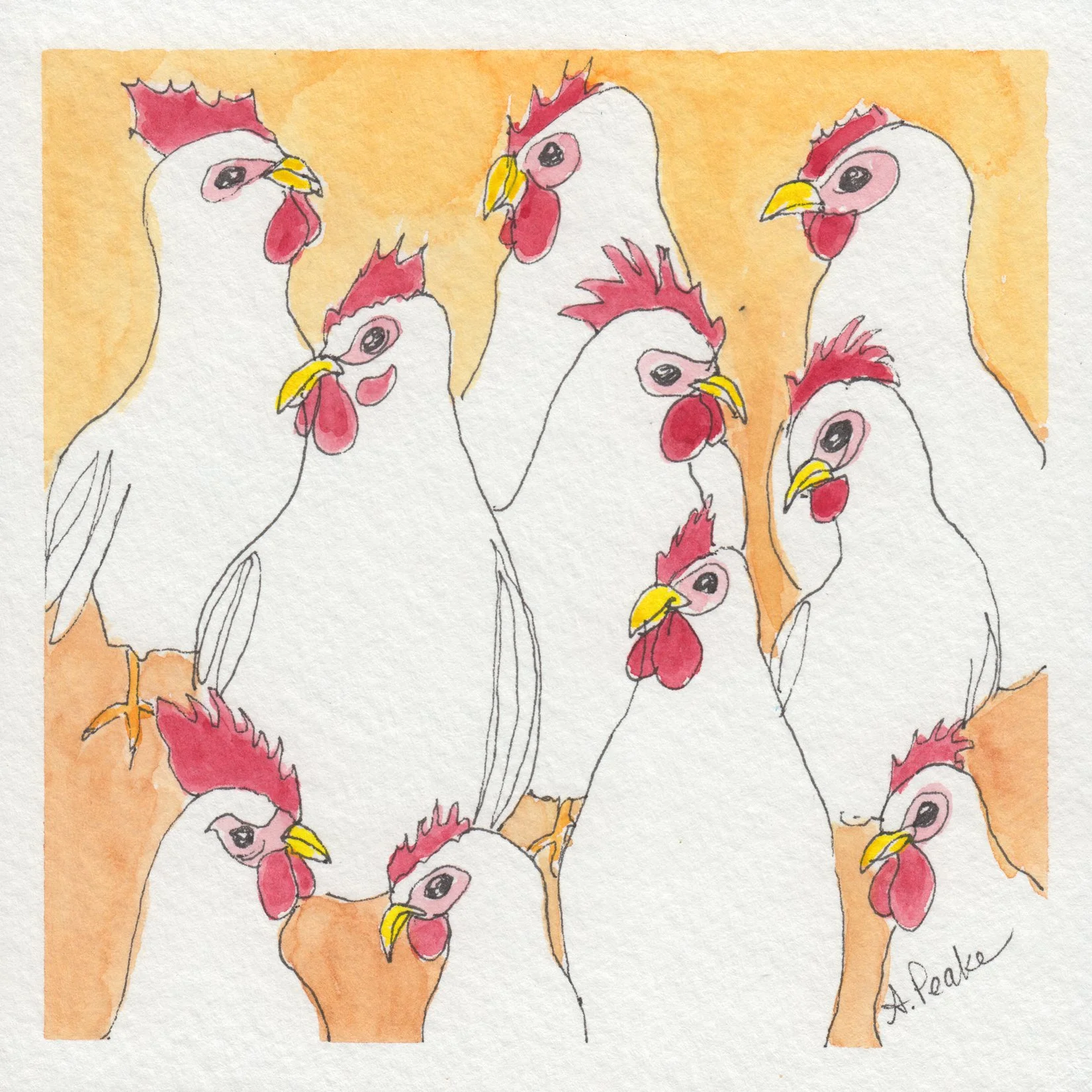 30. "In the Hen House" Audrey Peake