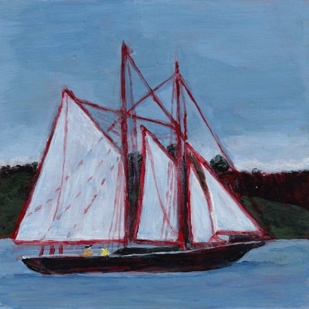 739. "Bluenose in the Red" Barbara Wornell