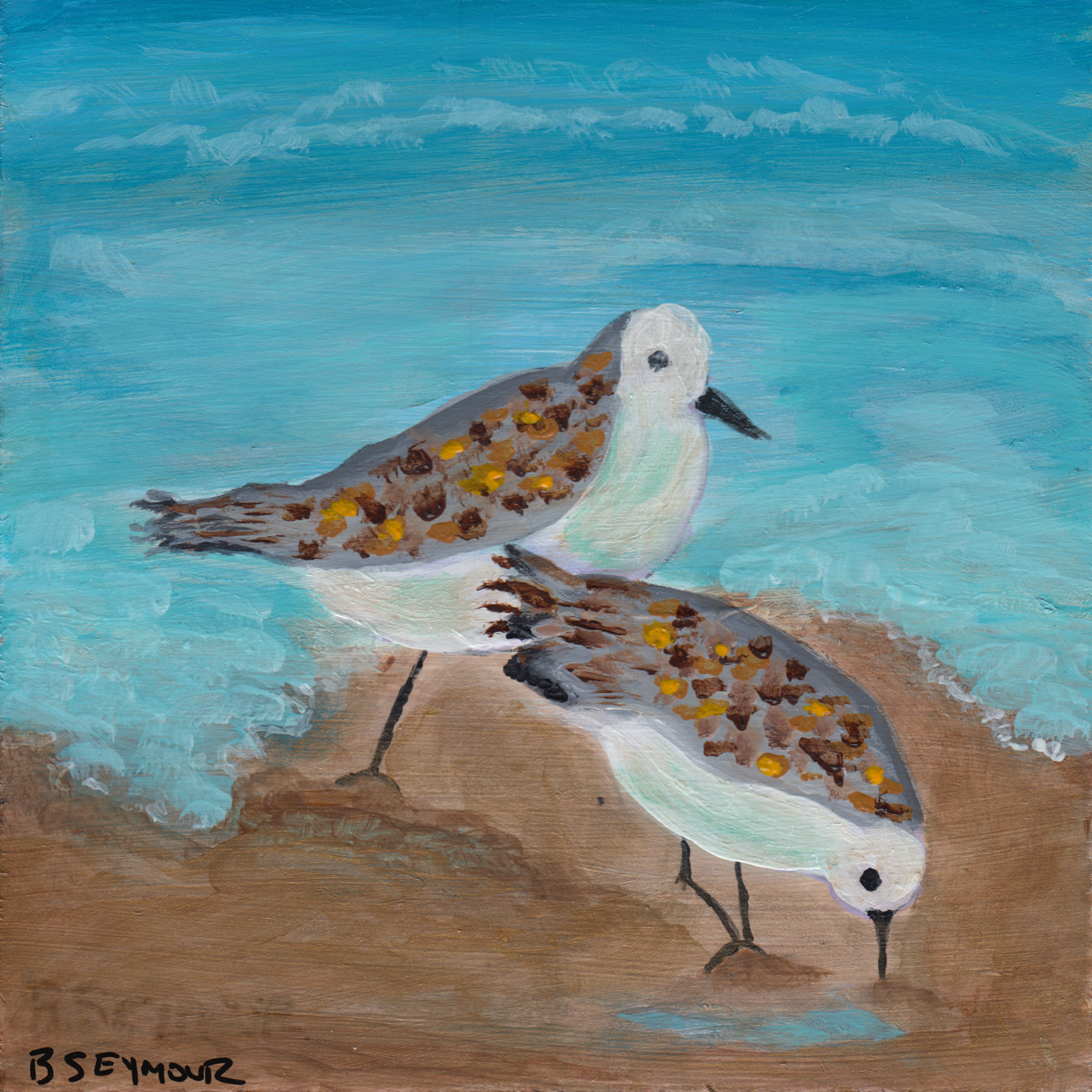 436. "Sandpipers" Brenda Seymour