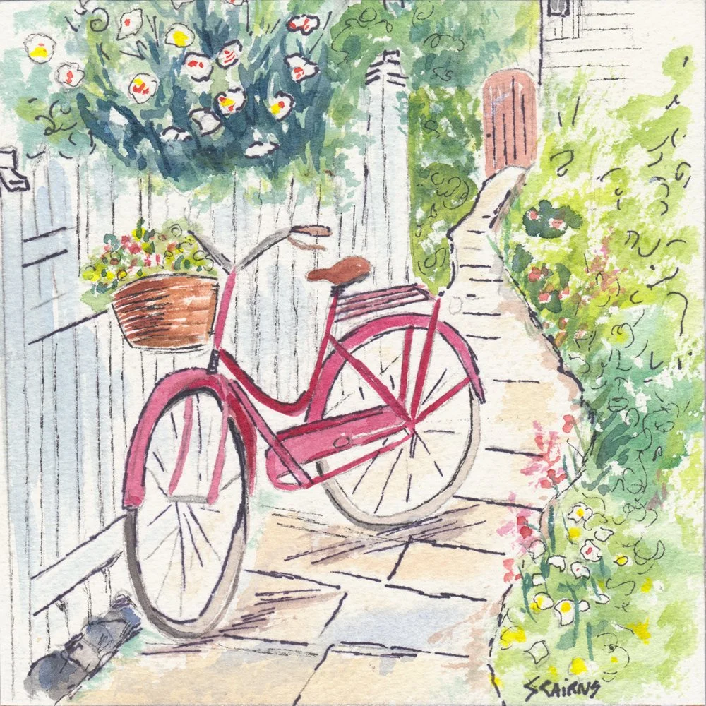 525. "Bike Bouquet" Susan Cairns