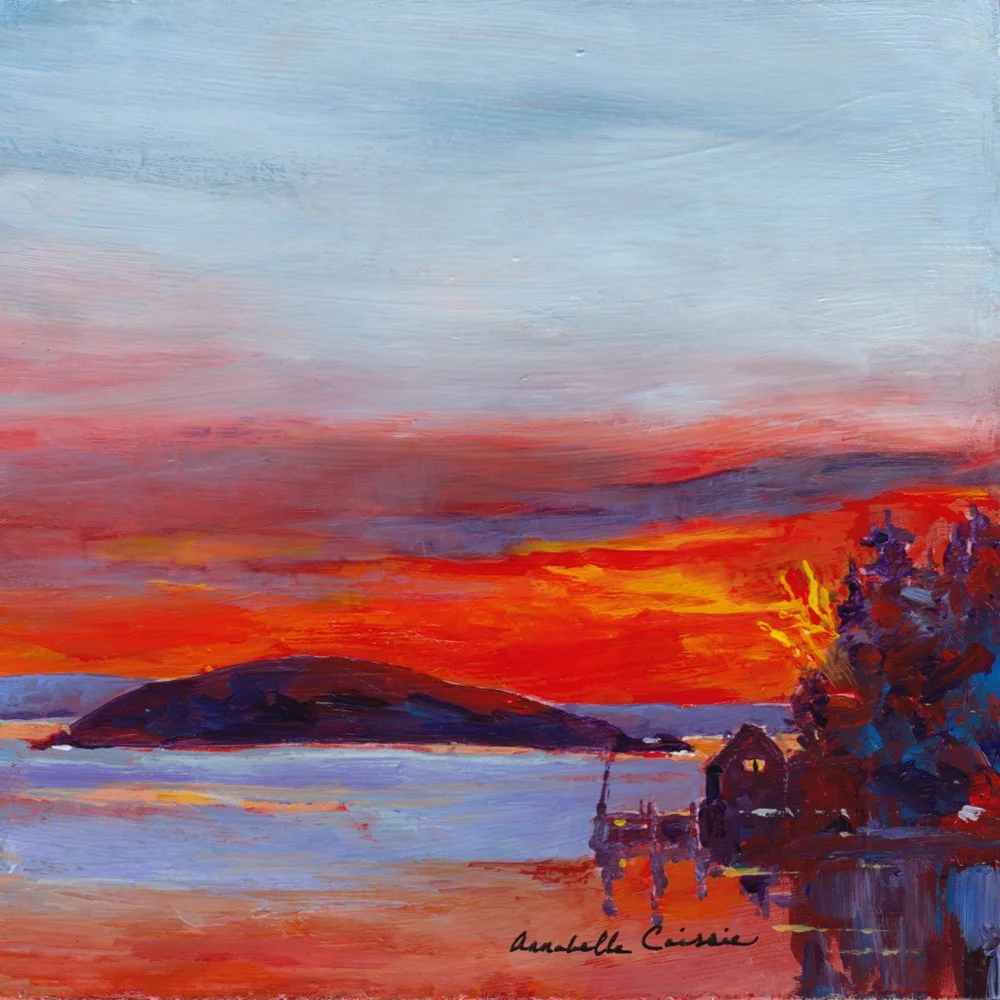 1151. "Sunset' - Northwest Cove, NS"	Anabelle Caissie