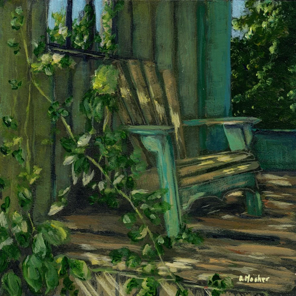 1086. "Come Rest Awhile'. Tangled Gardens!" Debbie Mosher
