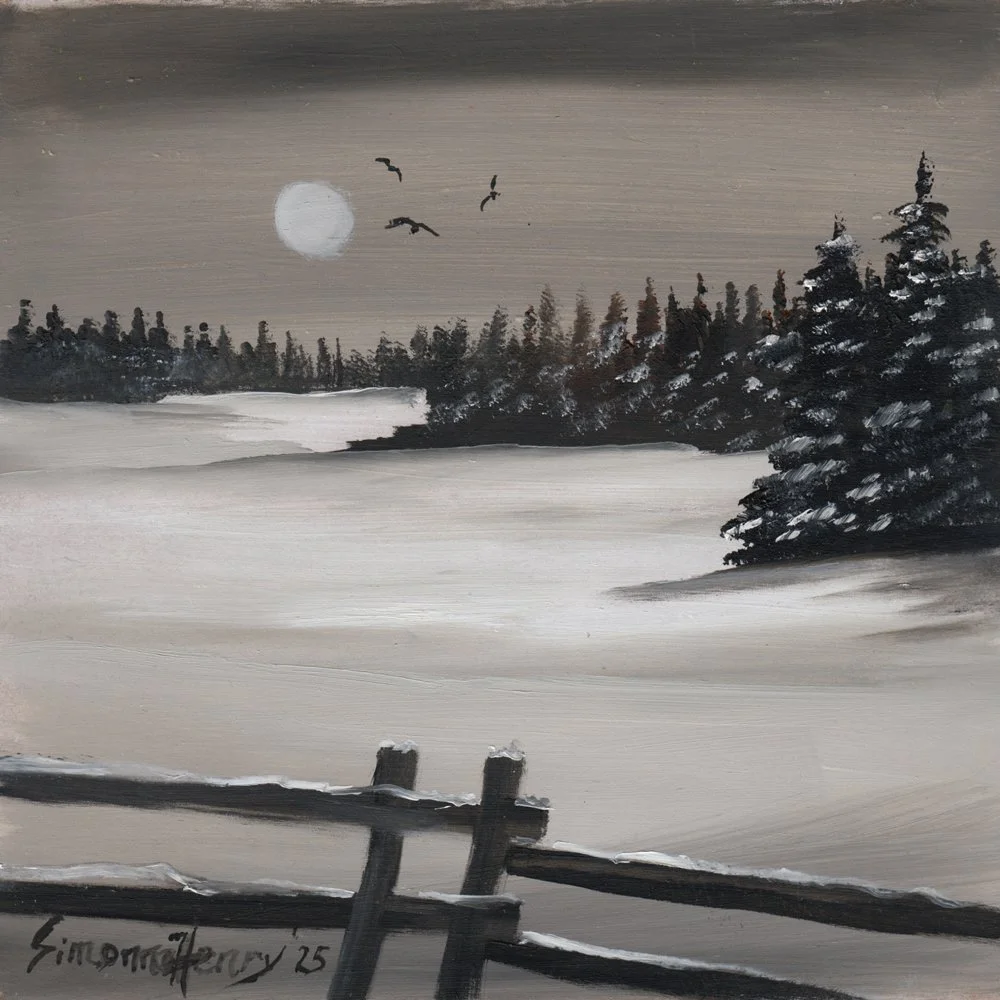 698. "Snow Covered" Simonne Henry