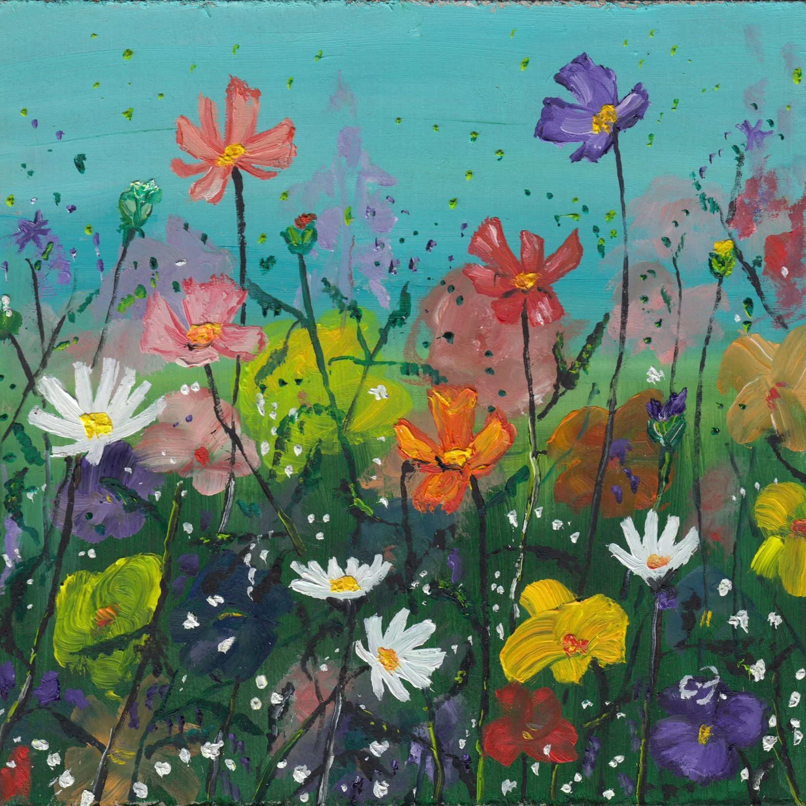 224. "Spring Flowers" Carole Fletcher