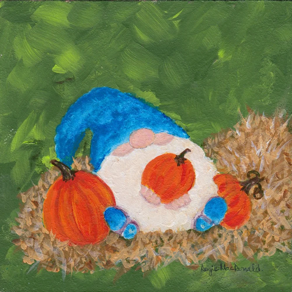 1161. "Gnome - Pumpkin Patch"	Angela Lynn MacDonald