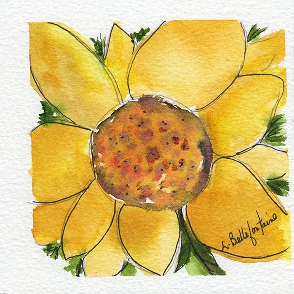 555 - "Big Sunflower" - Leslie Bellfontaine