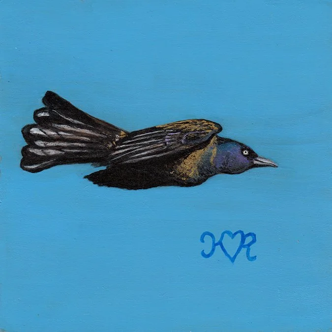 127 - "Flying Grackle" - Kathy Richards