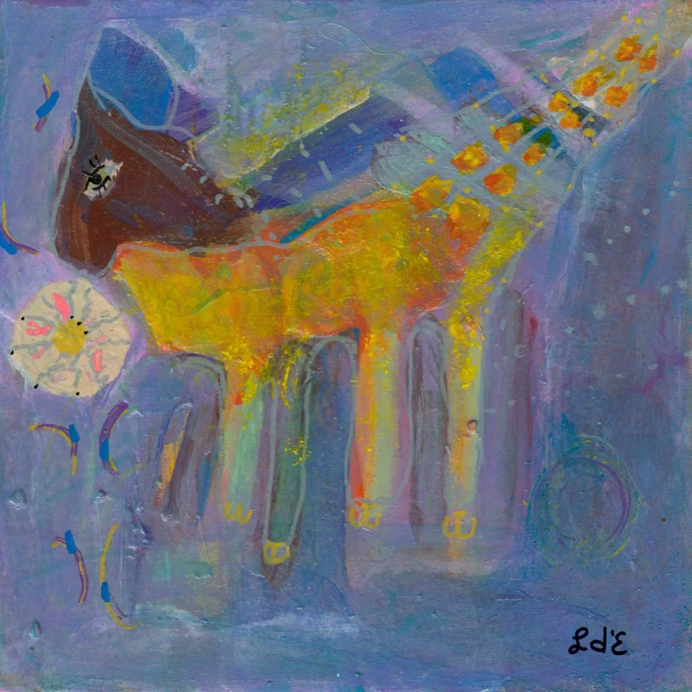 926. "Giraffe & Little One"  Louise d' Entremont