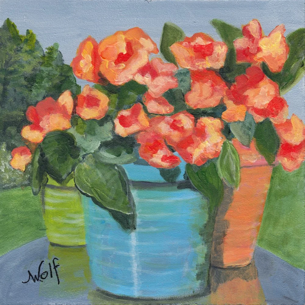821. "Pretty Pots" Jenifer Wolf