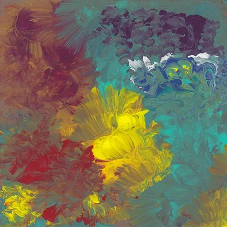 14 - "Abstract Flowers" - Diane E. Comeau