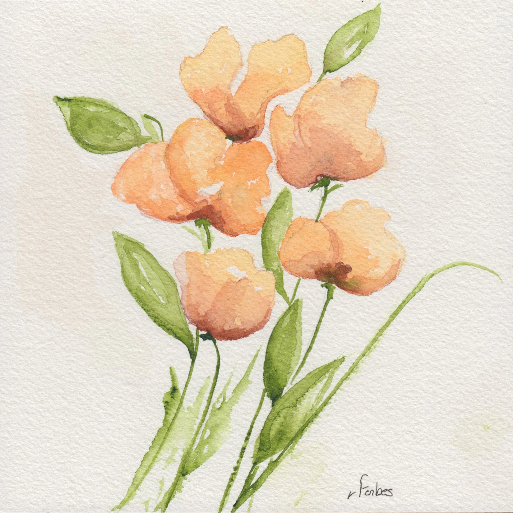 197. "Spring Flowers" Rachel Forbes