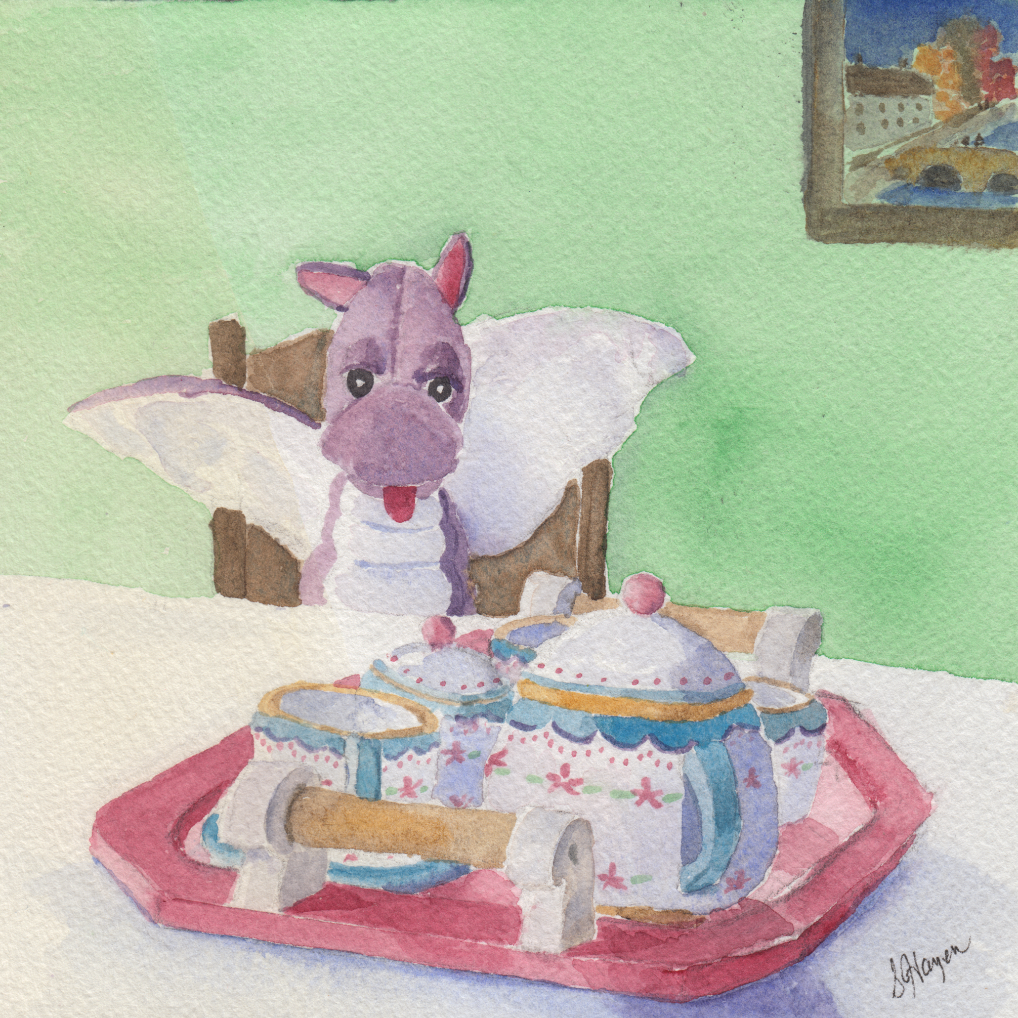 551. "Dragon Myself to Tea" Shirley J. Hazen